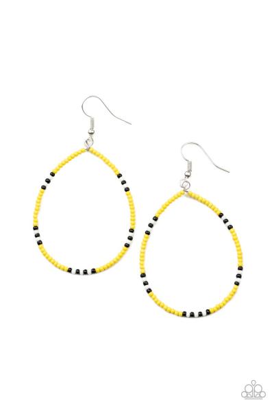 ​Keep Up The Good BEADWORK - Yellow